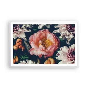 Poster in einem weißen Rahmen - Mit barocker Pracht - 91x61 cm