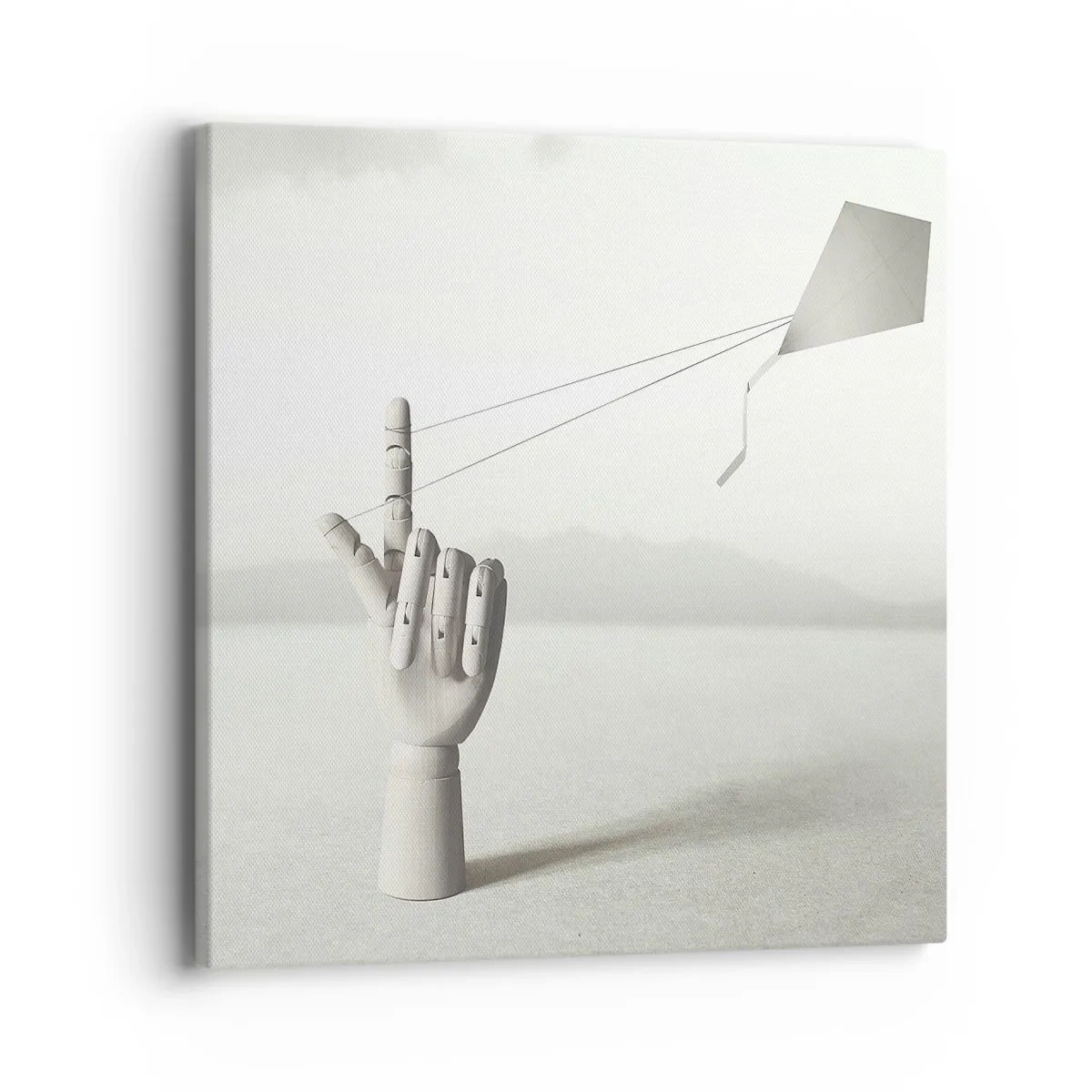 Bild auf Leinwand - Leinwandbild - Kraftprobe - 40x40 cm
