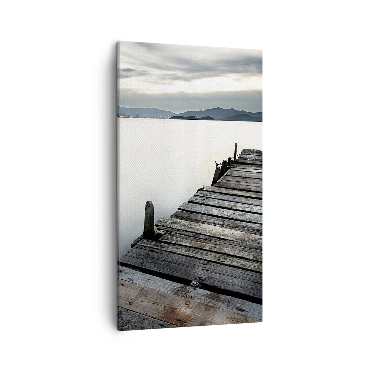 Bild auf Leinwand - Leinwandbild - Tauchen Sie ein in Ruhe - 45x80 cm