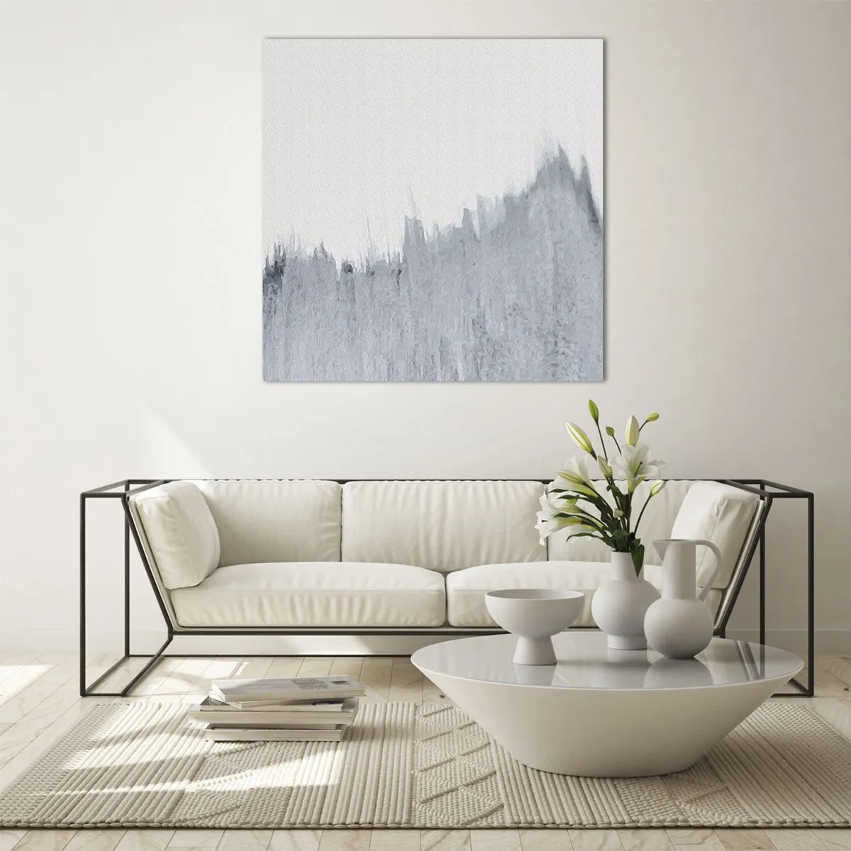 Glasbild - Bild auf glas - Mysteriöse Aufzeichnung - 70x70 cm