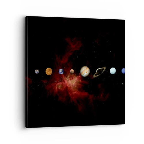 Bild auf Leinwand - Leinwandbild - Unsere Nachbarschaft - 30x30 cm