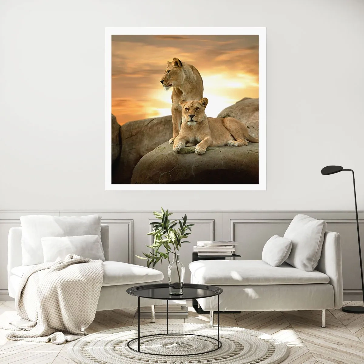 Poster - Königliche Majestät - 60x60 cm