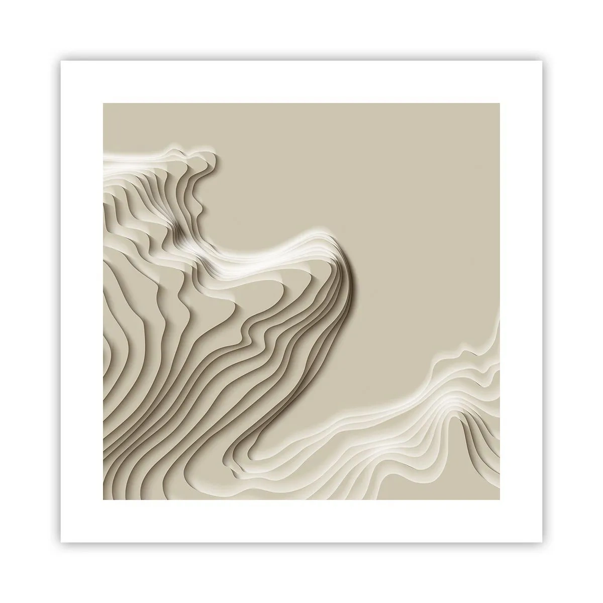 Poster - Topographie der Kunst - 40x40 cm