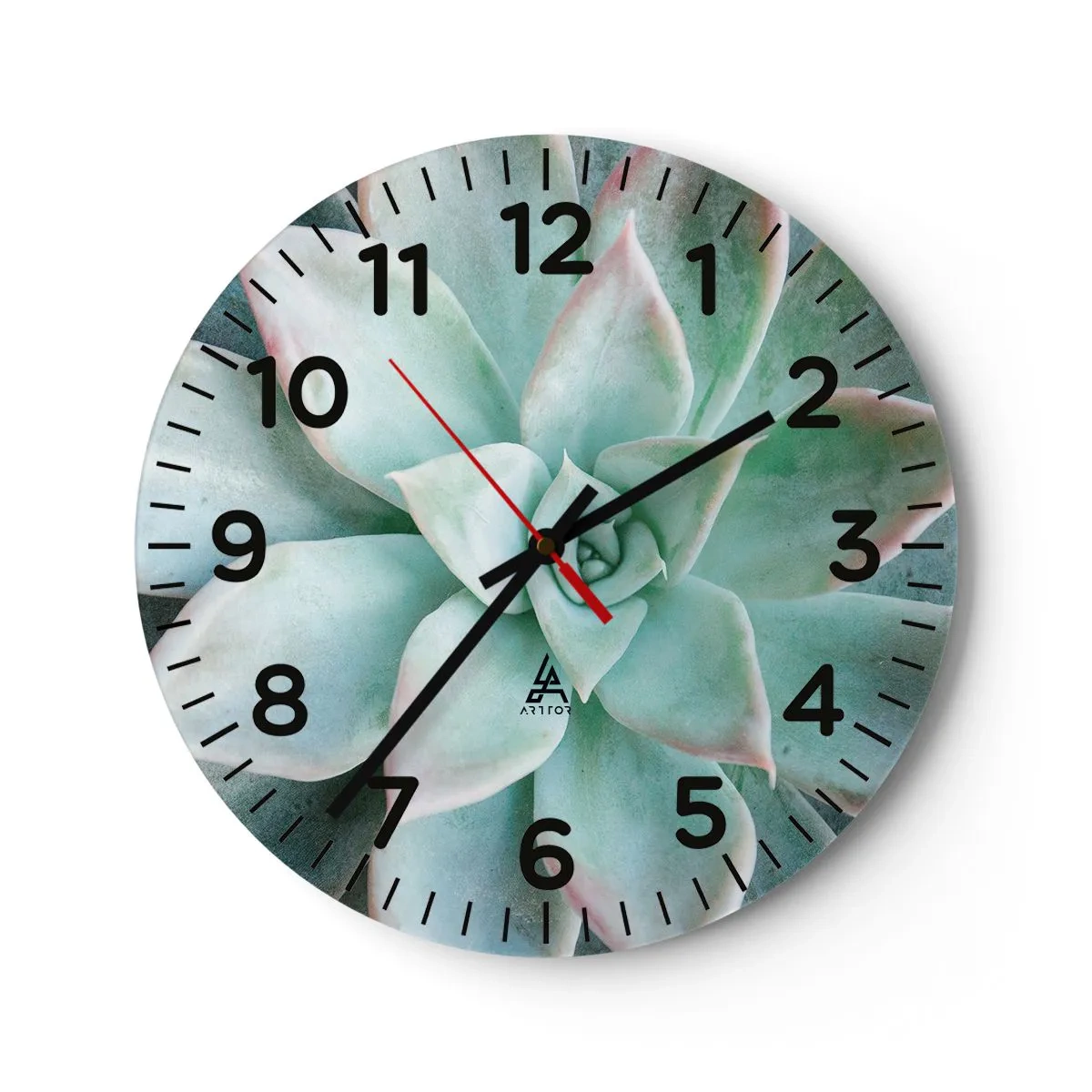 Wanduhr - Glasuhr - Das Herz der Wüste - 30x30 cm