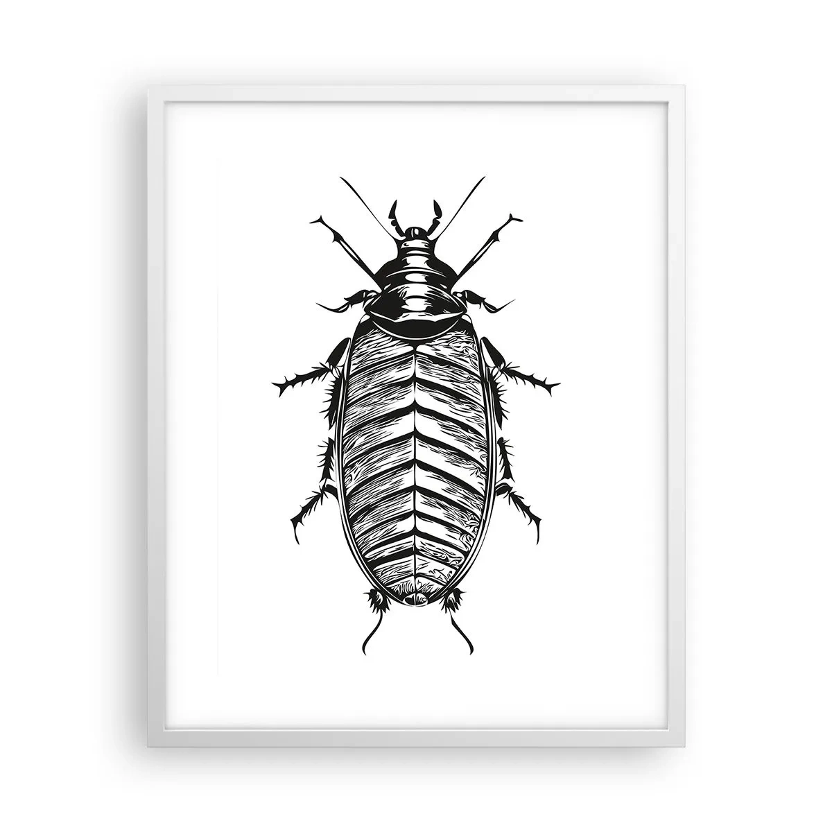 Poster in einem weißen Rahmen - Was für ein Exemplar! - 40x50 cm