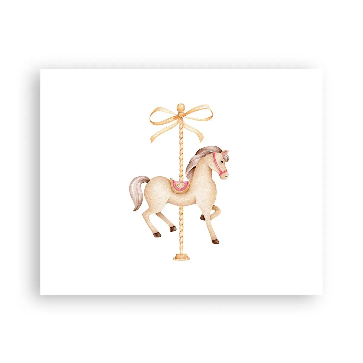 Poster - Anmutiger Trab - 50x40 cm