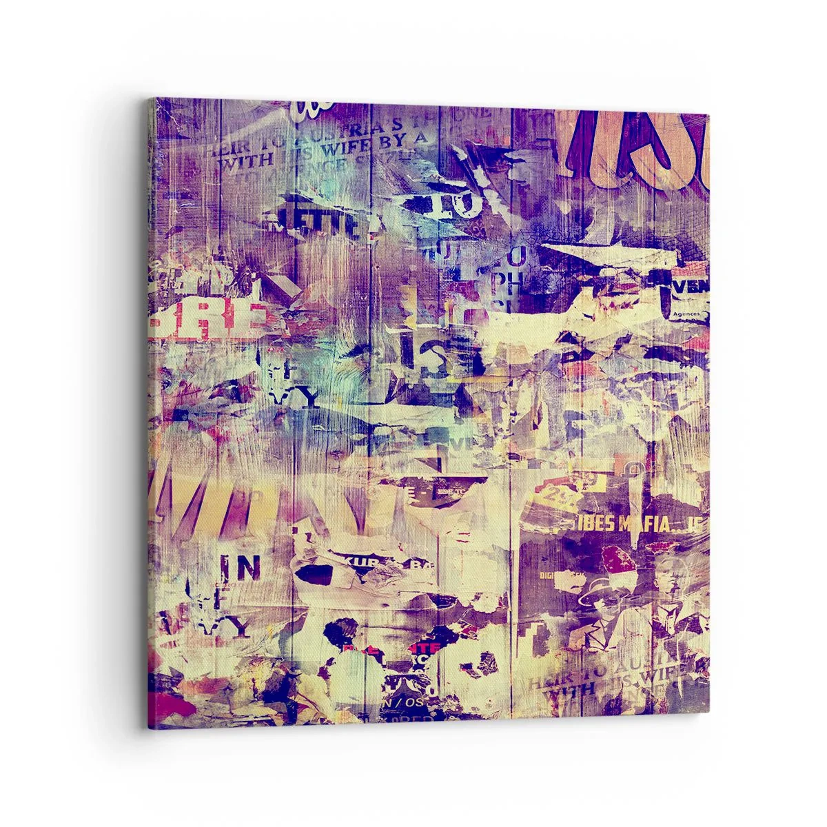 Bild auf Leinwand - Leinwandbild - Und das ist alles, was es geben wird - 70x70 cm