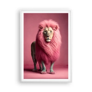 Poster in einem weißen Rahmen - Und du hast keine Angst mehr - 70x100 cm