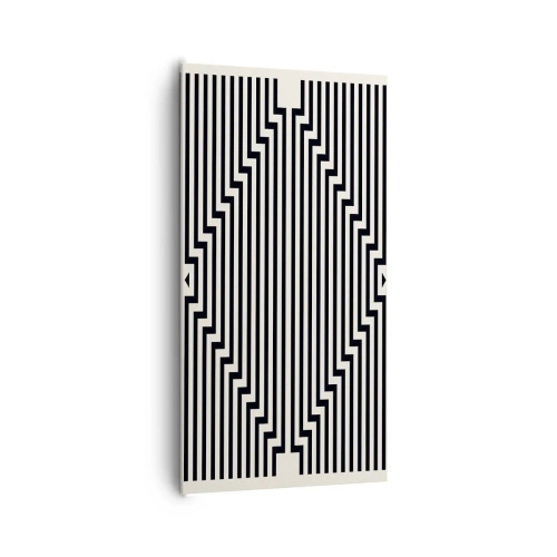 Bild auf Leinwand - Leinwandbild - Geometrische Illusion - 65x120 cm