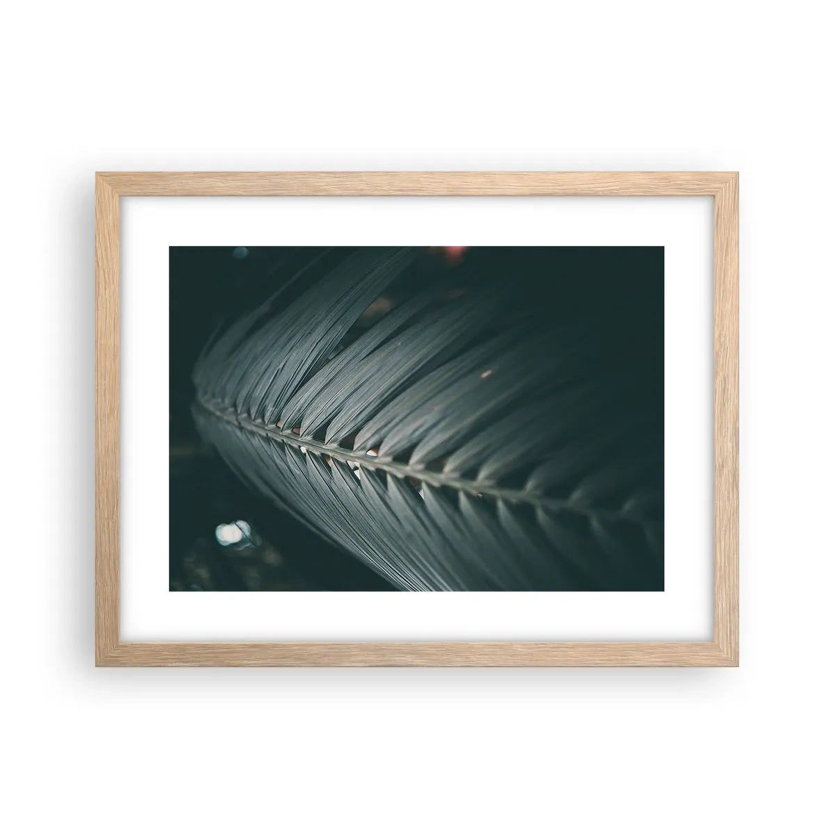 Poster in einem Rahmen aus heller Eiche - Die Präzision der Natur - 40x30 cm