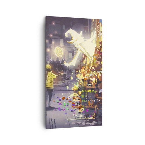 Bild auf Leinwand - Leinwandbild - Magie ist da - 45x80 cm