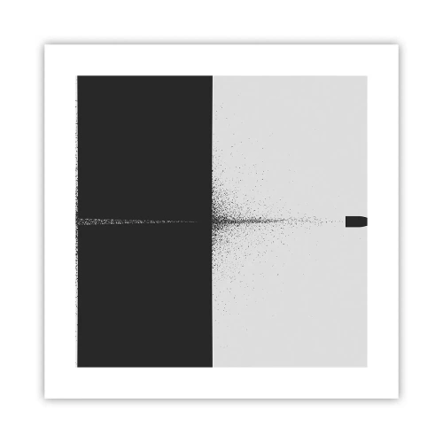 Poster - Direkt zum Ziel - 40x40 cm