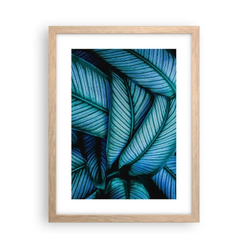 Poster in einem Rahmen aus heller Eiche - Lebenslinien - 30x40 cm