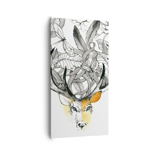 Bild auf Leinwand - Leinwandbild - Ecken des Überflusses - 65x120 cm