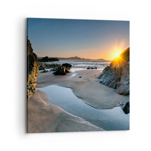 Bild auf Leinwand - Leinwandbild - Unberührt von menschlicher Hand - 70x70 cm