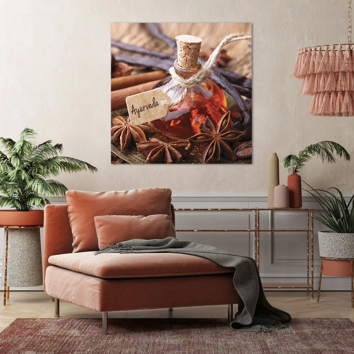 Bild auf Leinwand - Leinwandbild - Zur Einheit von Körper und Geist - 60x60 cm