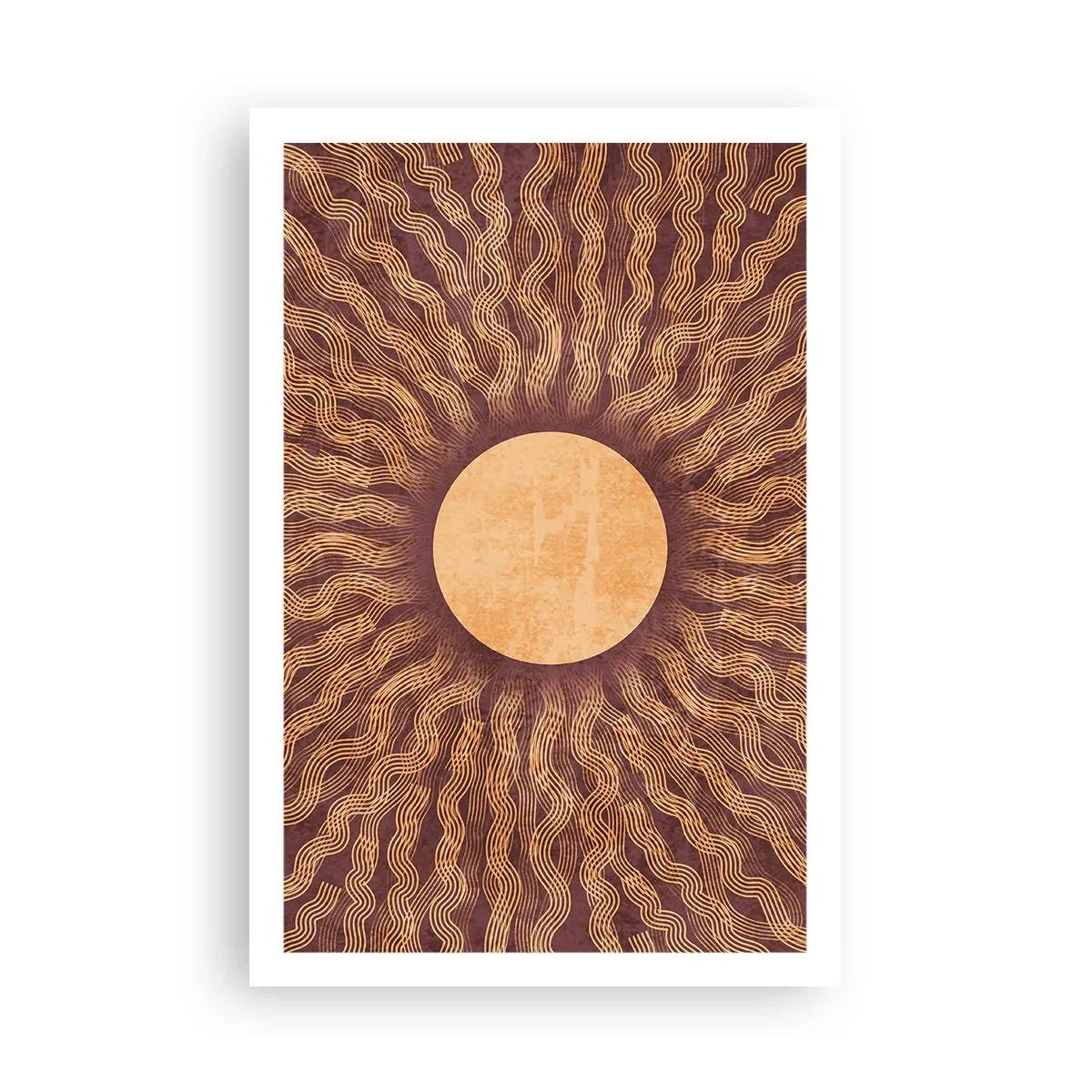 Poster - Sonnensymbol - 61x91 cm