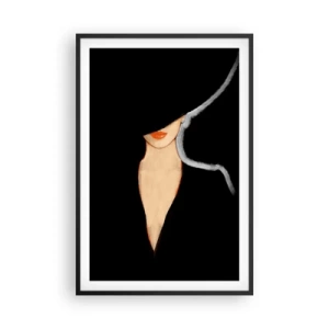 Poster in einem schwarzem Rahmen - Eleganz und Stil - 61x91 cm