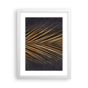 Poster in einem weißen Rahmen - Das Gold der Tropen - 30x40 cm