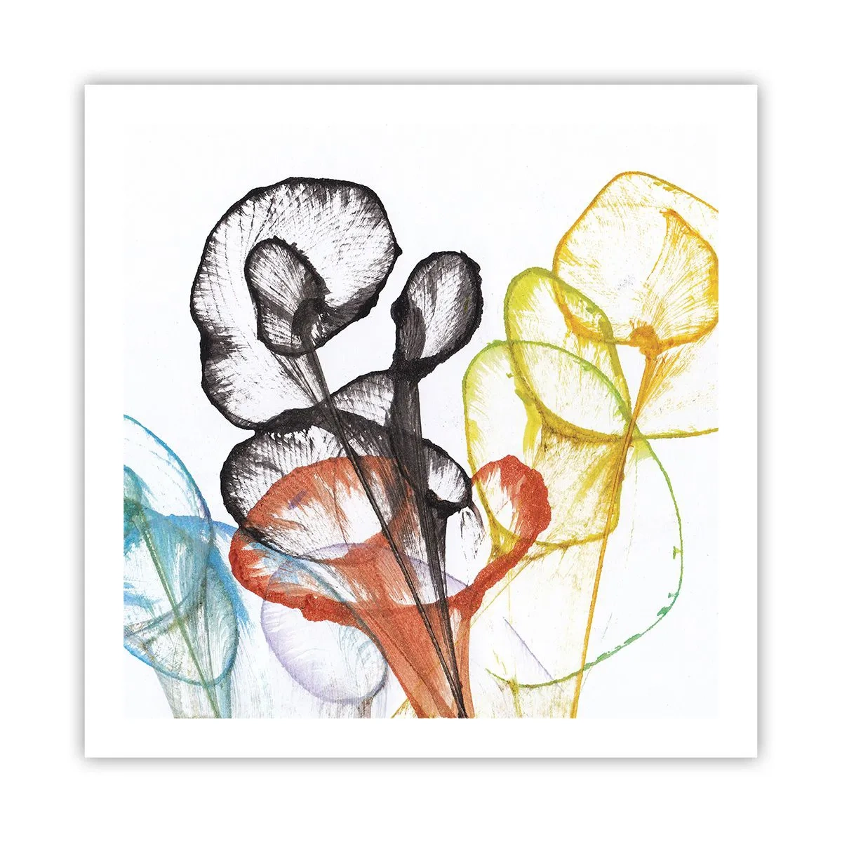 Poster - Blumen mit Seele - 60x60 cm
