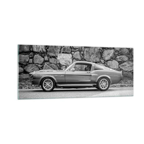 Glasbild - Bild auf glas - Die Legende der 1960er - 100x40 cm