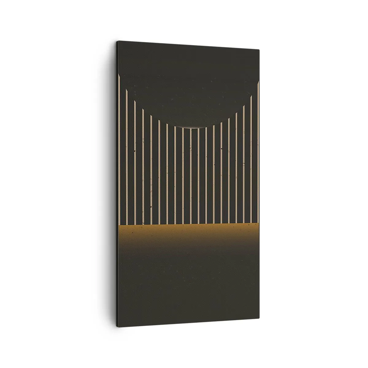 Bild auf Leinwand - Leinwandbild - Die Dunkelheit erkunden - 45x80 cm