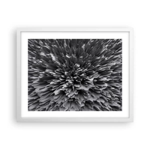 Poster in einem weißen Rahmen - Härter kann es nicht werden - 50x40 cm