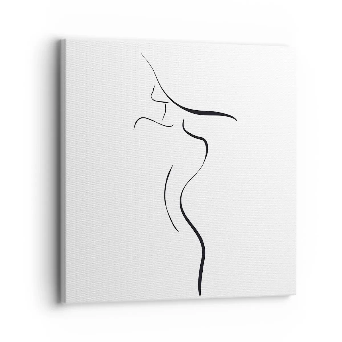 Bild auf Leinwand - Leinwandbild - Flüchtig wie eine Welle - 30x30 cm