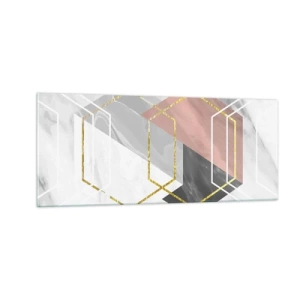 Glasbild - Bild auf glas - Kettenkomposition - 100x40 cm