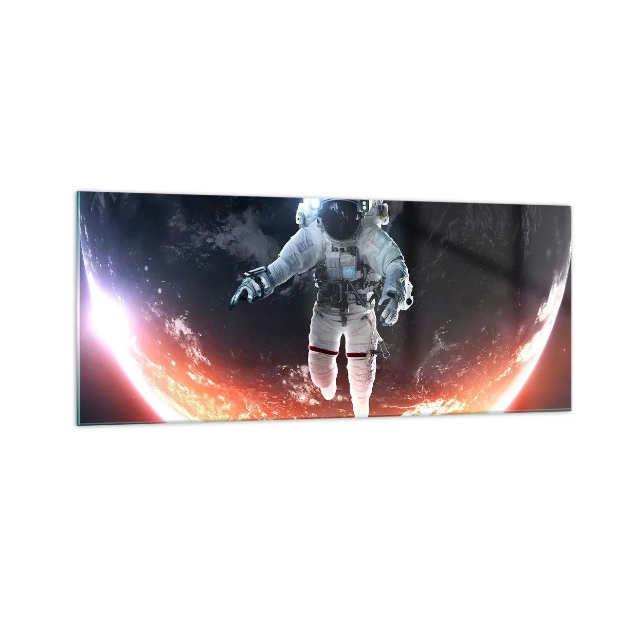 Glasbild - Bild auf glas - Kann ich noch eine Weile bleiben? - 100x40 cm