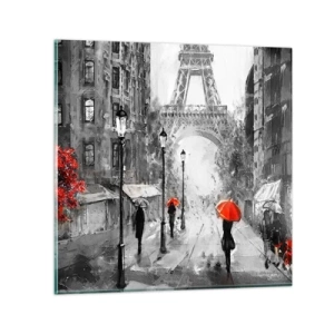 Glasbild - Bild auf glas - Alle Wege führen zu ihr - 40x40 cm