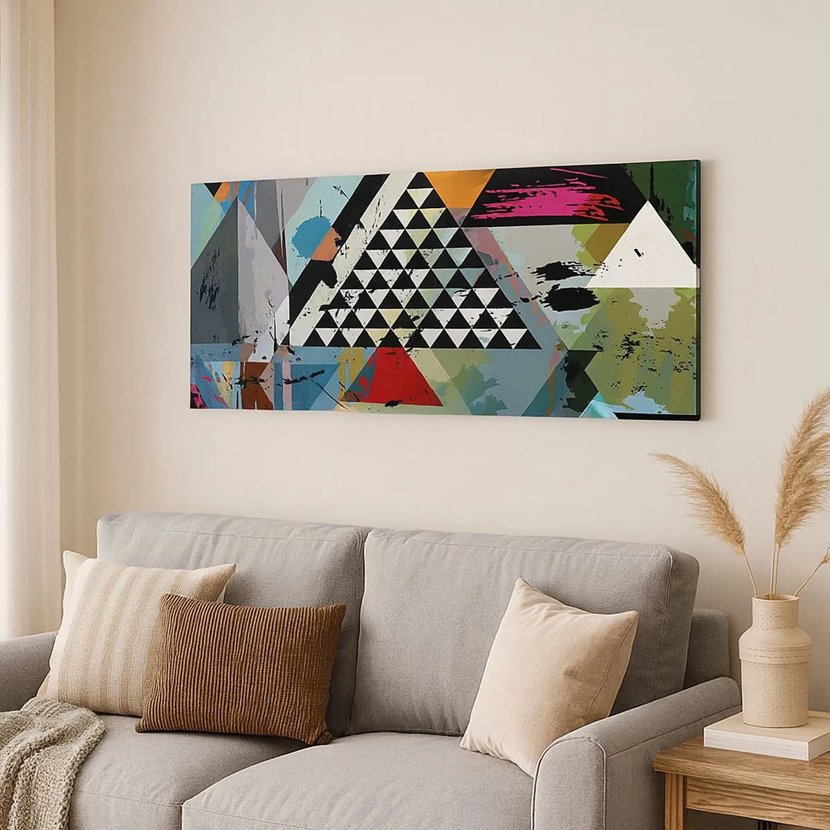 Bild auf Leinwand - Leinwandbild - Wie einfach ist es - 100x40 cm