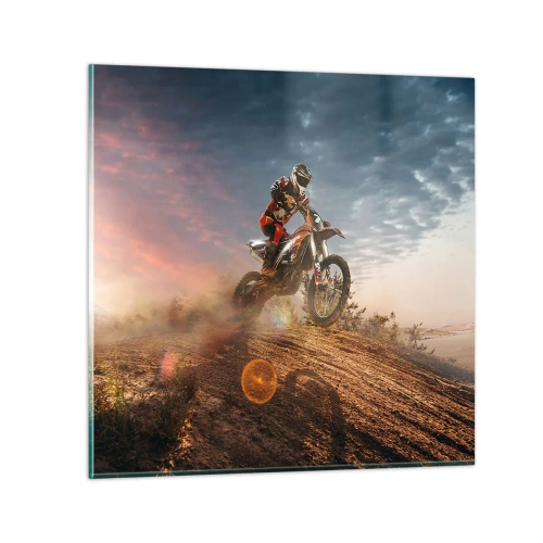 Glasbild - Bild auf glas - Für den Sieg - 30x30 cm