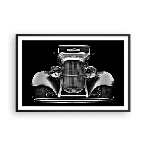 Poster in einem schwarzem Rahmen - Wahrer Gentleman - 91x61 cm