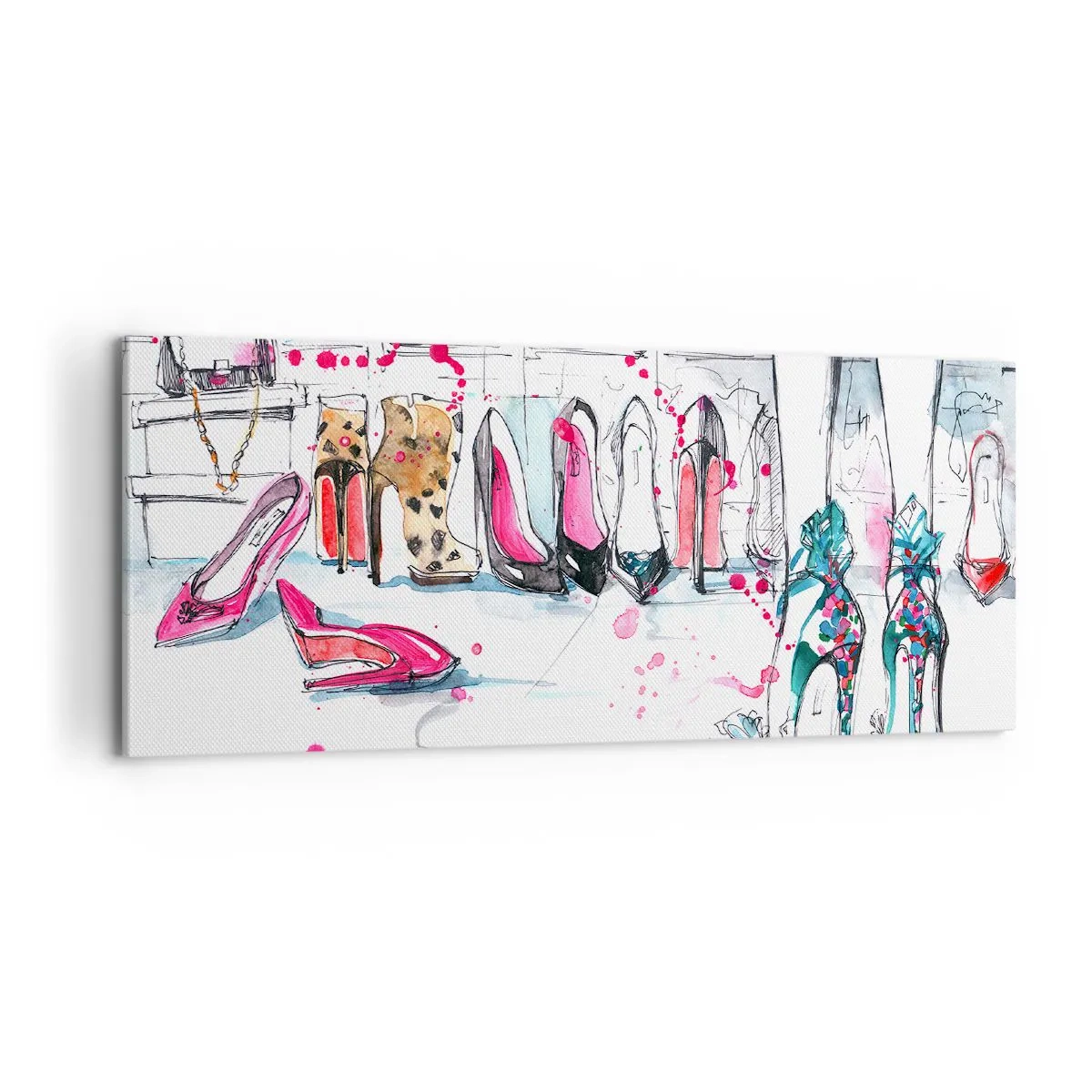 Bild auf Leinwand - Leinwandbild - Sesam, mach auf - 100x40 cm