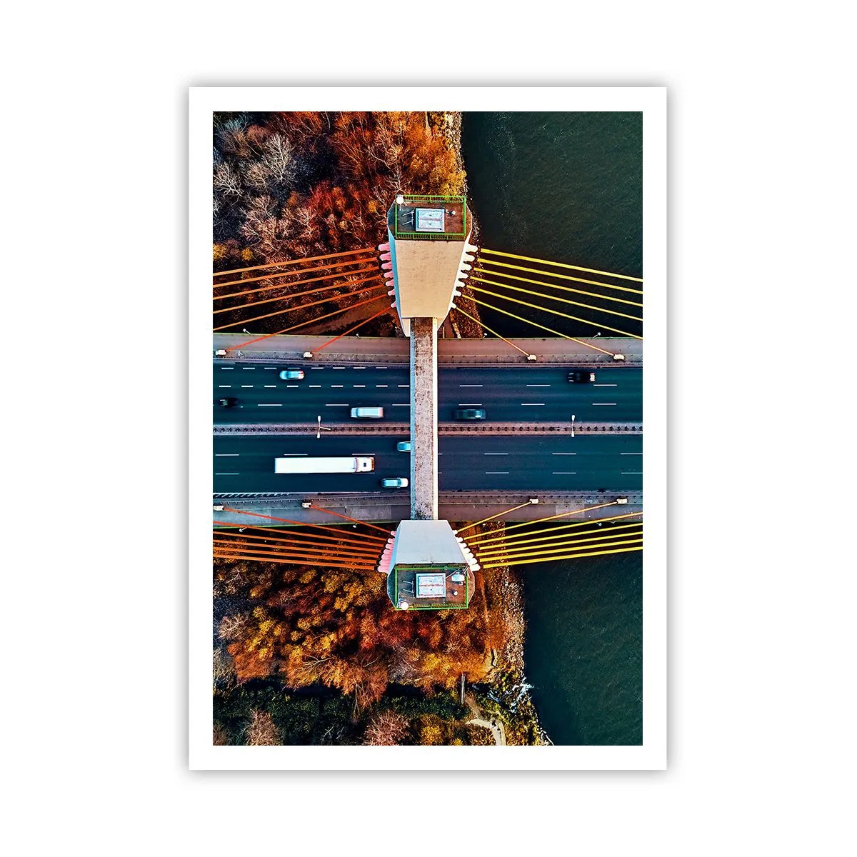 Poster - Jenseits der Gewässer, jenseits der Wälder - 70x100 cm