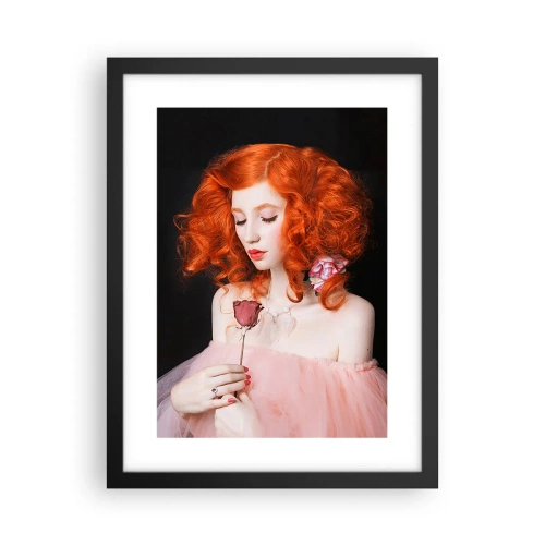 Poster in einem schwarzem Rahmen - Im barocken Stil - 30x40 cm