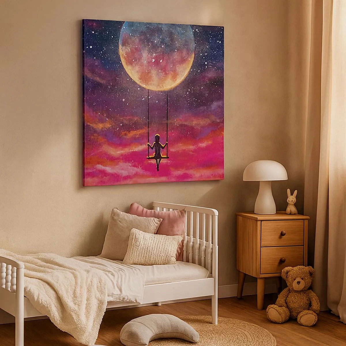 Bild auf Leinwand - Leinwandbild - Traum - 30x30 cm