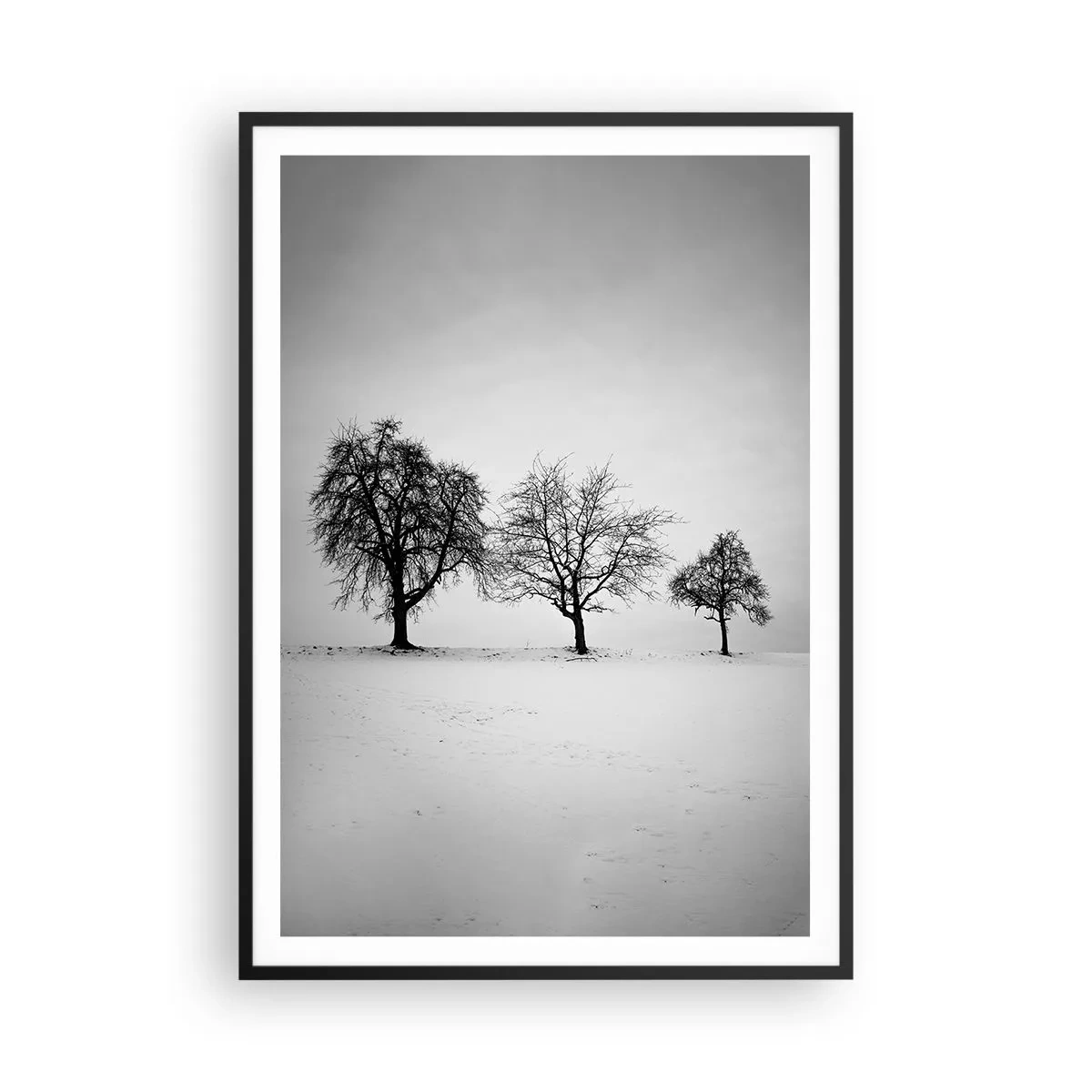 Poster in einem schwarzem Rahmen - Wovon träumen sie? - 70x100 cm