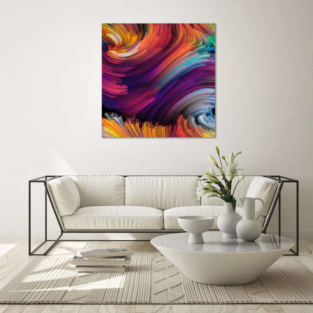 Glasbild - Bild auf glas - Der Beginn einer neuen Welt - 30x30 cm