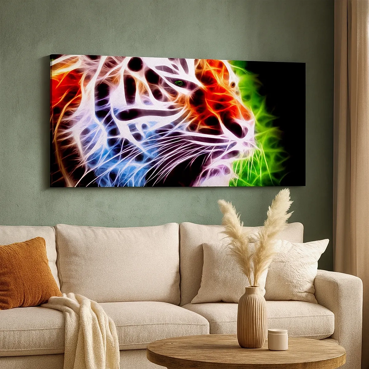 Bild auf Leinwand - Leinwandbild - Schreckliche Aura - 30x30 cm