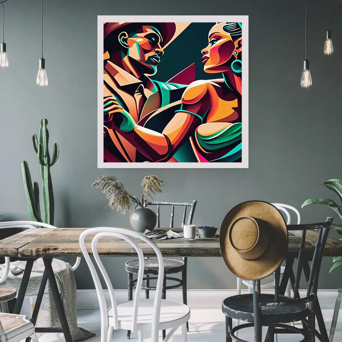 Poster - Im Rhythmus des Herzens - 60x60 cm