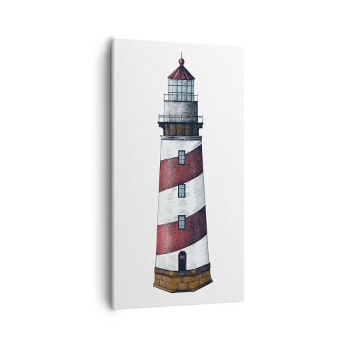 Bild auf Leinwand - Leinwandbild - Immer auf der Hut - 55x100 cm