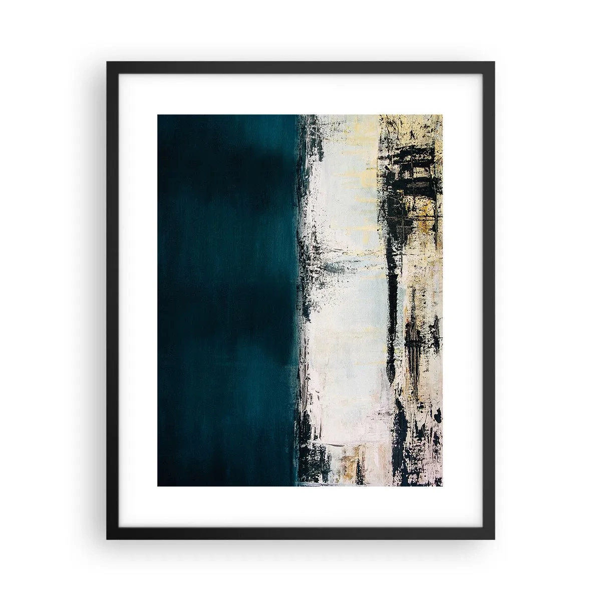 Poster in einem schwarzem Rahmen - Horizontale Komposition - 40x50 cm