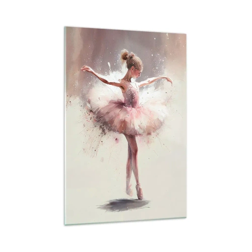 Glasbild - Bild auf glas - Wie ein junger Vogel - 70x100 cm