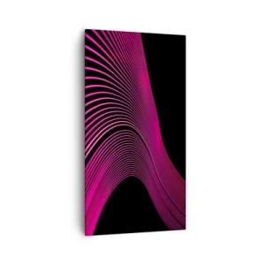 Bild auf Leinwand - Leinwandbild - Allee des Lichts - 55x100 cm