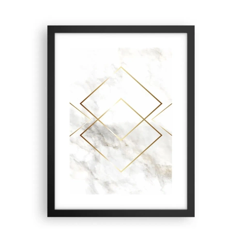 Poster in einem schwarzem Rahmen - Ein Blick in die Unendlichkeit - 30x40 cm