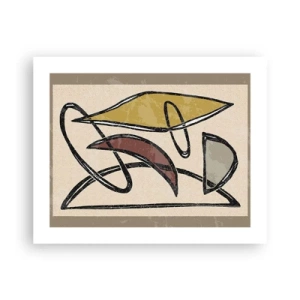 Poster - Vertikale und Horizontale - 50x40 cm