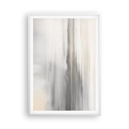 Poster in einem weißen Rahmen - Nachdenkliche Distanz - 70x100 cm