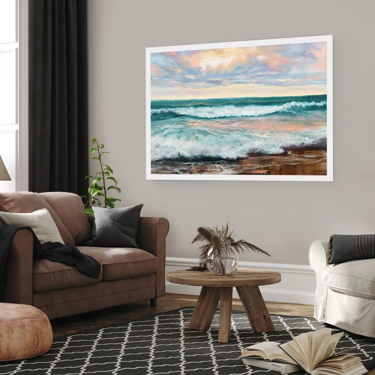 Poster - Hier werden Sie Ihre Seele baumeln lassen - 70x50 cm